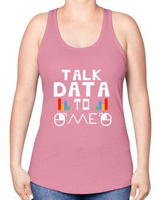 Talk dada to me 15# - computer -Racerback Tank