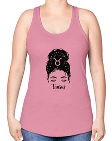 Taurus woman - taurus -Racerback Tank