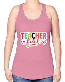 Teacher Fuel 1451# - teacher -Racerback Tank
