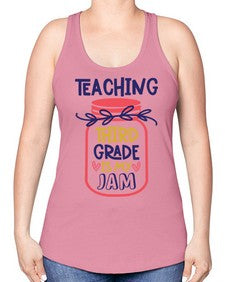 Teaching Third Grade 937# - third grade -Racerback Tank