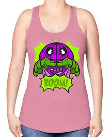 The boomdays 249# - cartoon general -Racerback Tank