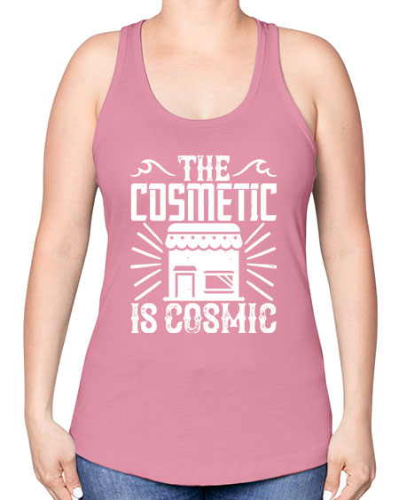 The cosmetic is cosmic Style 416# - architect -Racerback Tank