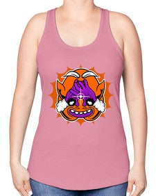 The super egg 253# - cartoon general -Racerback Tank