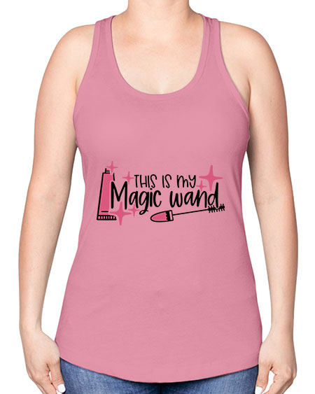 This Is My Magic Wand Style 13# - beauty - fashion -Racerback Tank