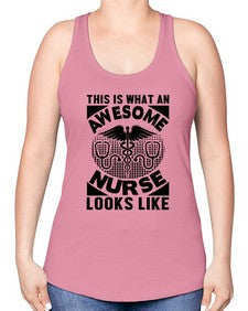 This is what an Style 1549# - nurse -Racerback Tank
