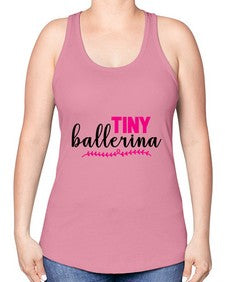 Tiny ballerina 202# - ballet -Racerback Tank