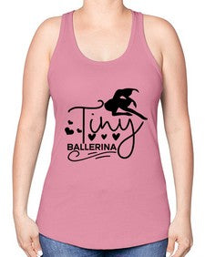 Tiny ballerina 204# - ballet -Racerback Tank