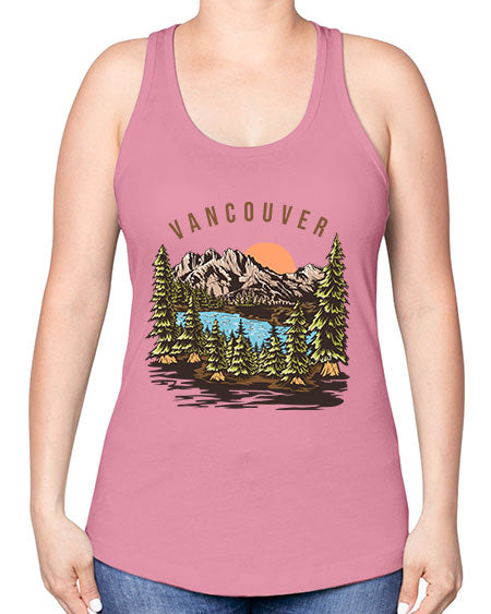 Vancouver 4# - nature -Racerback Tank