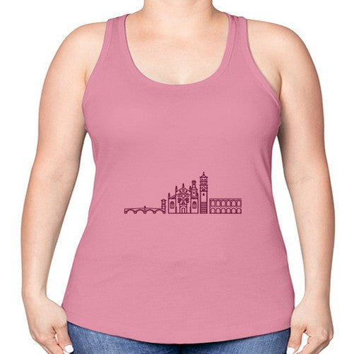 Verona 2070# - cities -Racerback Tank