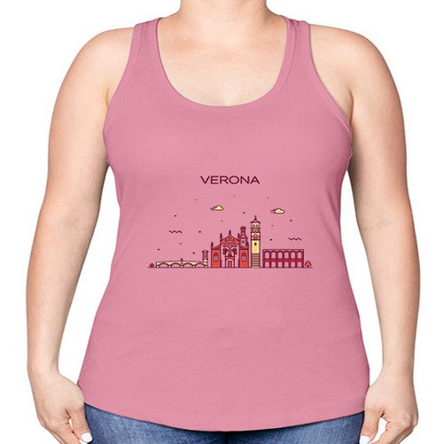 Verona 2071# - cities -Racerback Tank
