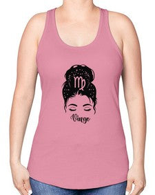 Virgo woman - virgo -Racerback Tank