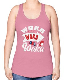 Waka Waka Waka 50# - video games -Racerback Tank