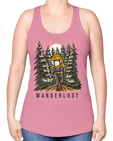 Wanderlust 2# - nature -Racerback Tank