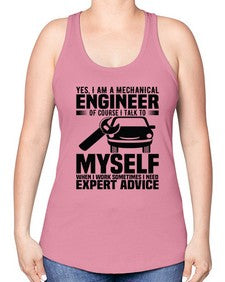 Yes I Am A Mechanical Style 1671# - engineer -Racerback Tank