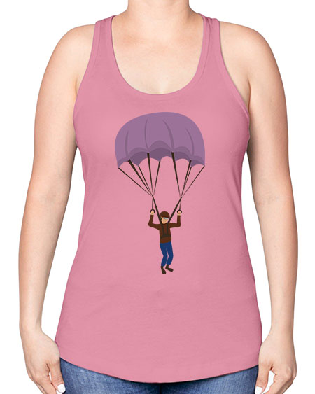 all in one 10# - parachute -Racerback Tank