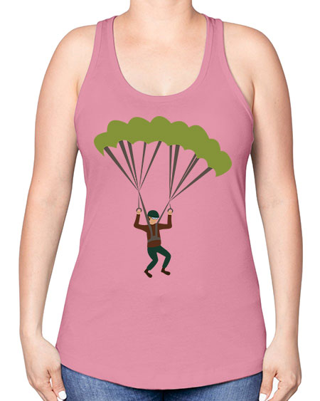 all in one 11# - parachute -Racerback Tank