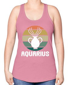 aquarius 78# - aquarius -Racerback Tank