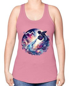 aquarius 89# - aquarius -Racerback Tank