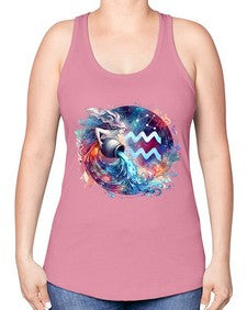 aquarius 90# - aquarius -Racerback Tank