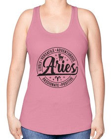 aries 102# - aries -Racerback Tank