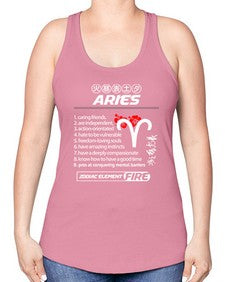 aries 137# - aries -Racerback Tank