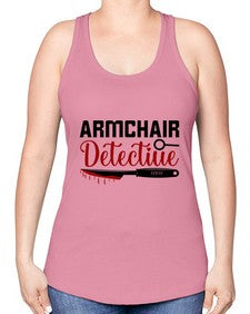 armchair detectiue 237# - true crime -Racerback Tank