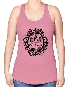 bad witch 52# - witch -Racerback Tank
