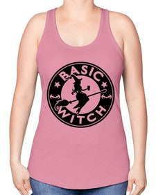 basicwitch 54# - witch -Racerback Tank