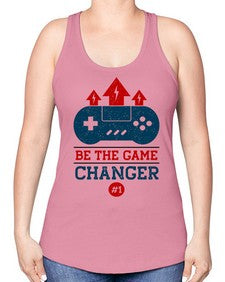 be the game changer 62# - video games -Racerback Tank