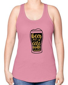 beer celebrate 643# - beer -Racerback Tank