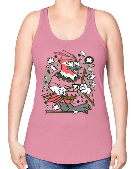 bird robin hood 25# - birds -Racerback Tank