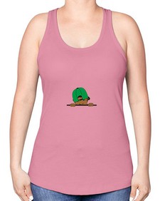 black boy 25# - black boys or men -Racerback Tank