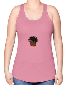 black man 29# - black boys or men -Racerback Tank