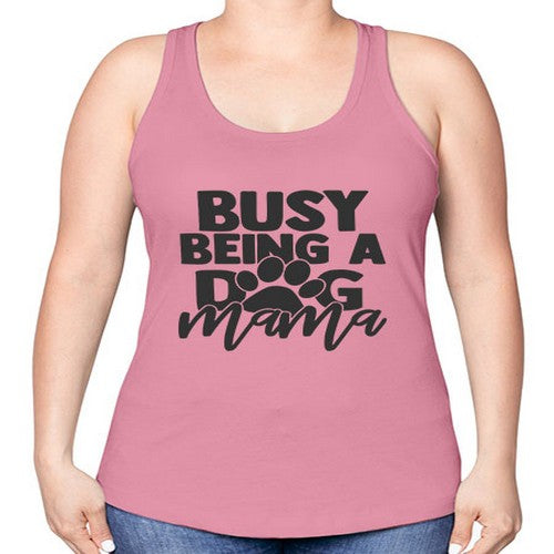 busybeingadogmama 68# - dogs -Racerback Tank