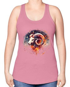 capricorn 214# - capricorn -Racerback Tank