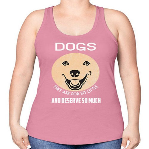 dog 115# - dogs -Racerback Tank