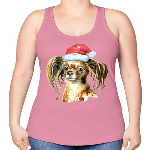 dog hat 100# - dogs -Racerback Tank