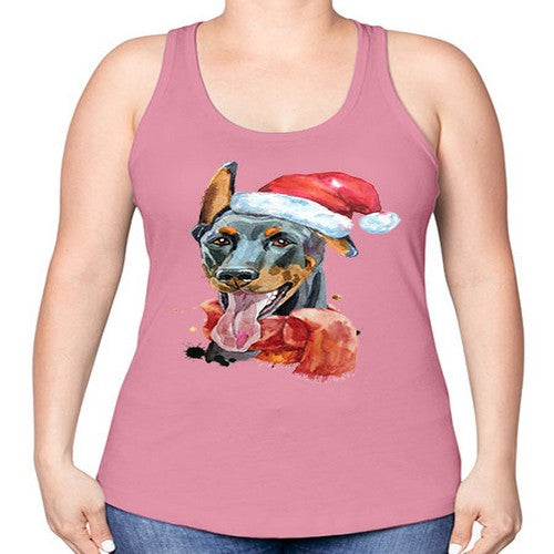 dog hat 106# - dogs -Racerback Tank