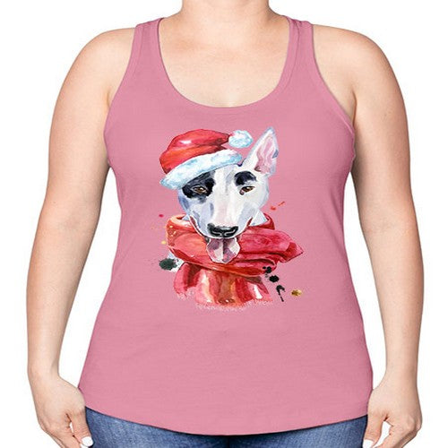 dog hat scarf 112# - dogs -Racerback Tank