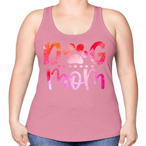 dog mom 86# - dogs -Racerback Tank