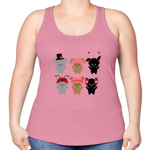 dogs 138# - dogs -Racerback Tank
