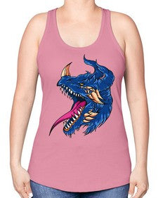 dragon 173# - dragon -Racerback Tank