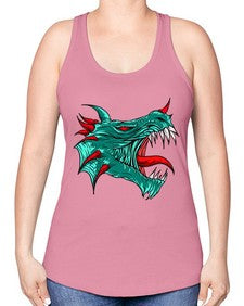 dragon 174# - dragon -Racerback Tank