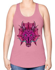 dragon 178# - dragon -Racerback Tank