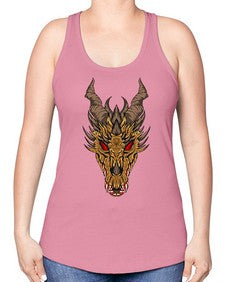 dragon 179# - dragon -Racerback Tank