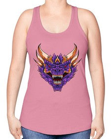 dragon 183# - dragon -Racerback Tank