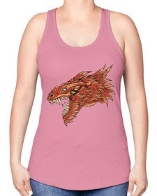 dragon 184# - dragon -Racerback Tank