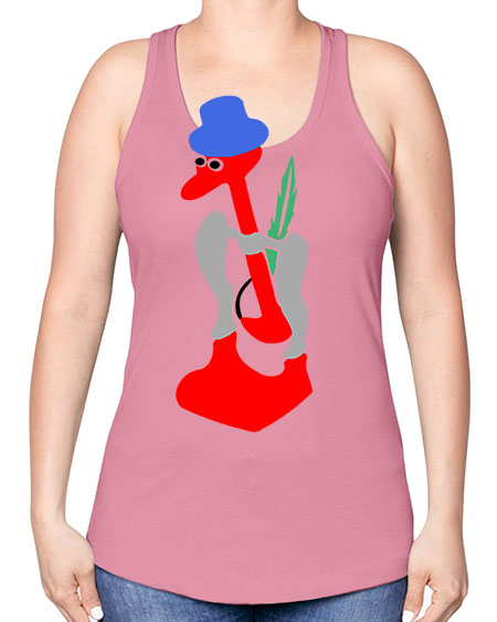 drinky bird 33# - birds -Racerback Tank