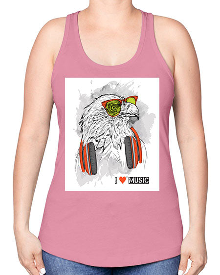 eagle 1# - birds -Racerback Tank