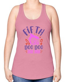 fifth grade doo doo 65# - fifth grade -Racerback Tank